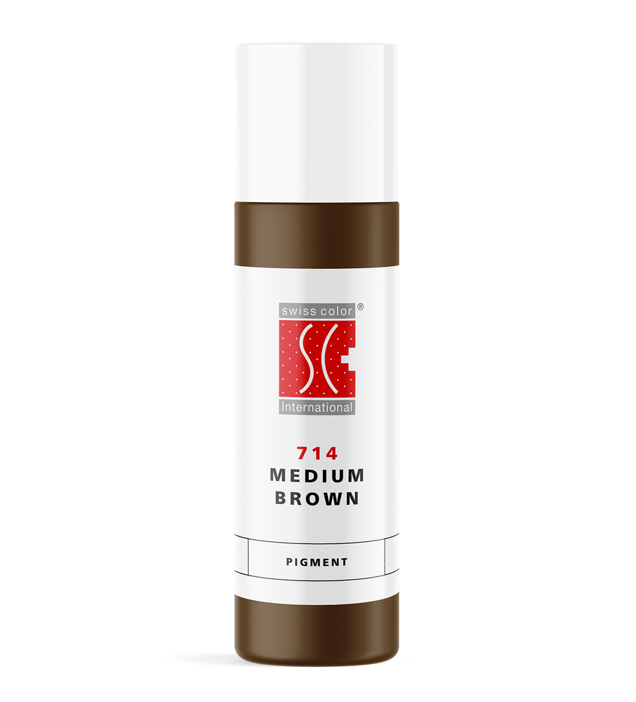 NEW Swiss Brow 714 Medium Brown Pigment 10ml