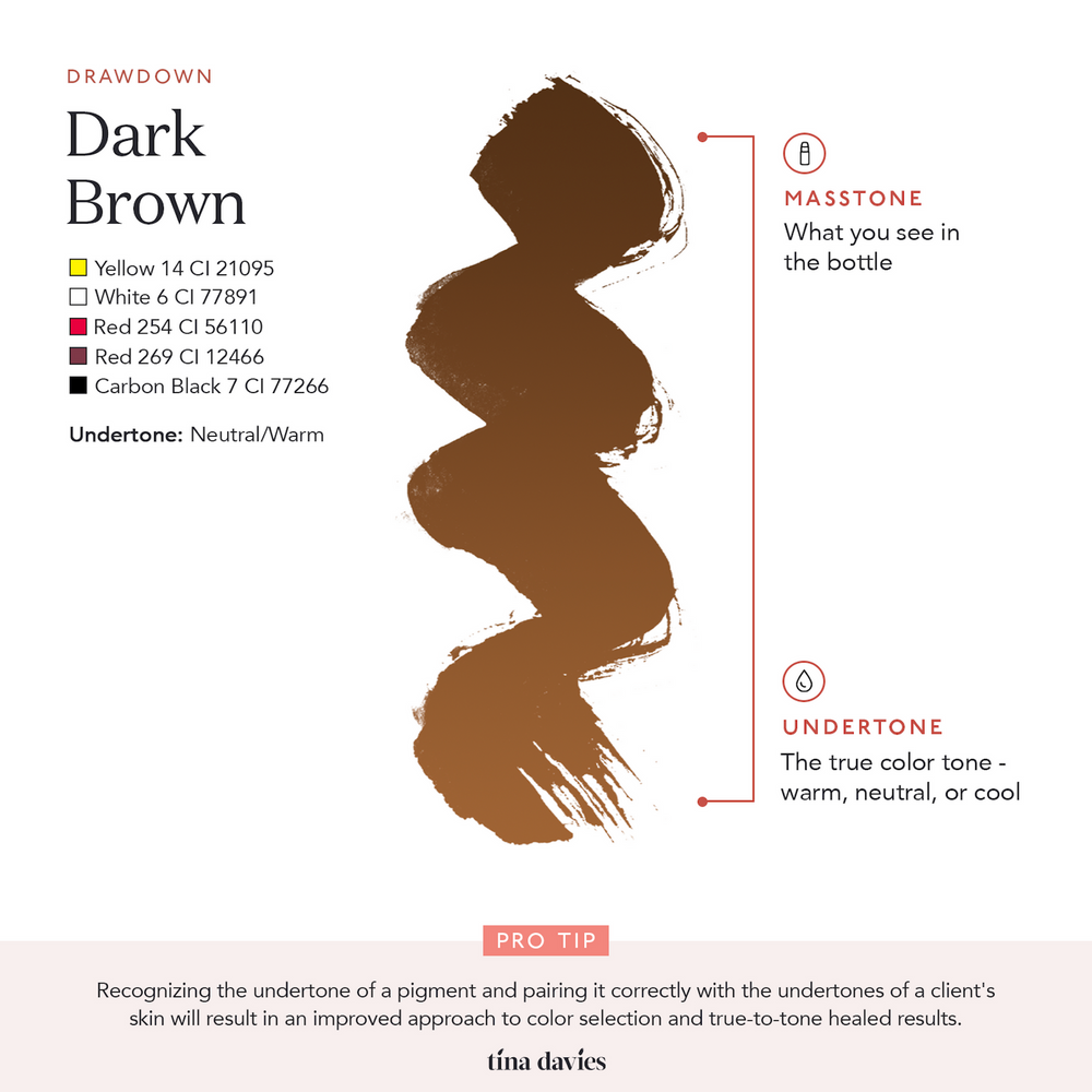 Tina Davies Pigment Dark Brown 15ml