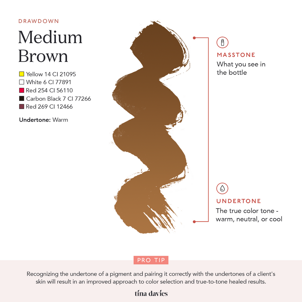 Tina Davies Pigment Medium Brown 15ml